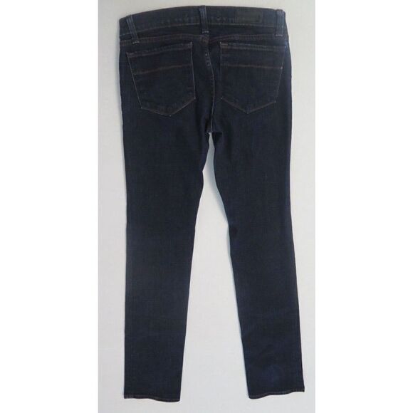 J Brand #1814 SD Women's Sz 27 Dark Blue Cigarette Leg Low-Rise Jeans Cut #2787 - Picture 2 of 8